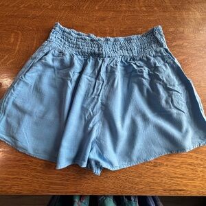 Wild Fable High Waist Blue Shorts